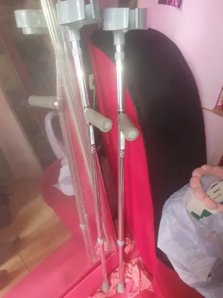 Muletas en perfecto estado