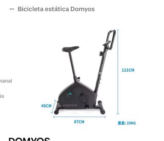 bicicleta estática domyos