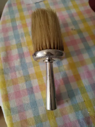 Brocha plata ingles con sellos
