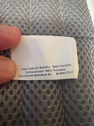 Colchón viscoelástico 60x120