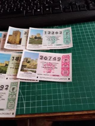 Décimos de Lotería Nacional