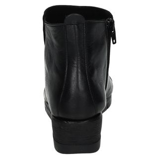 Botines de piel para mujer, negros marca 48h