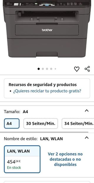 Stampante laser Wi-Fi Brother MFC-L2710DW