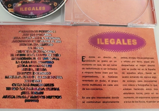LOS ILEGALES, directo 1986, CD, nuevo