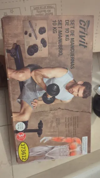 Mancuernas ajustables con discos 10 Kg