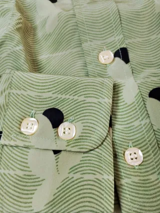 Camicia VILPA Vintage 70s Verde - New Box