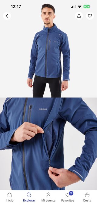 Chaqueta kiprun 900 running