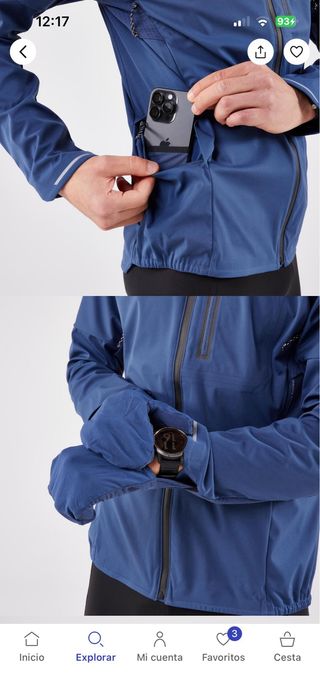 Chaqueta kiprun 900 running