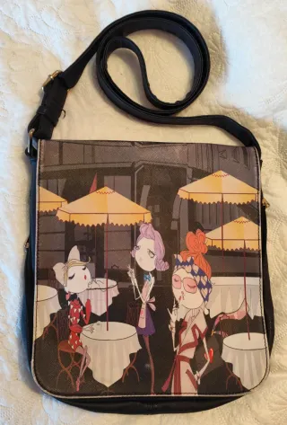 Borsa tracolla donna stampa artistica