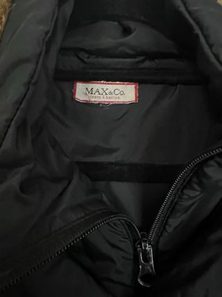 Parka max mara M/L abrigo chaqueta azul