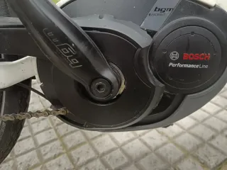 Bicicleta Eléctrica Blanca