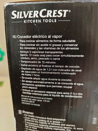 Vaporera de 3 pisos . Cocedero Silvercret