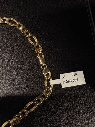 Cadena 3x1 tipo Cartier oro 18k