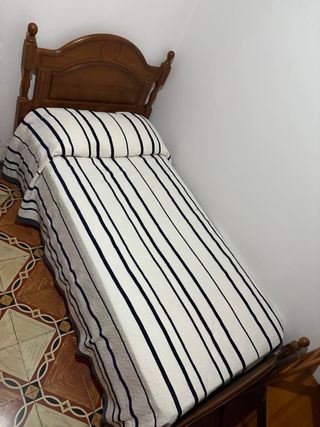 Somier antiguo cama individual