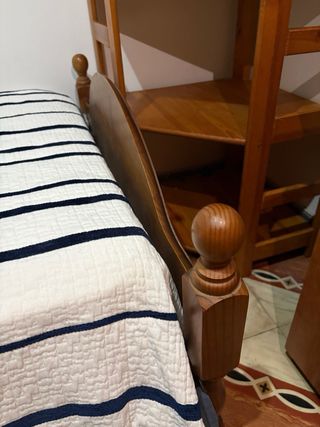 Somier antiguo cama individual