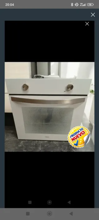 Horno teka blanco