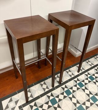 Taburetes de madera
