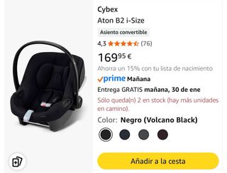 Silla Cybex Aton B2 i-Size + Base One