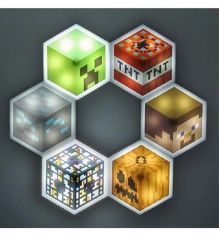 Paladone Hexagon Luces LED Minecraft