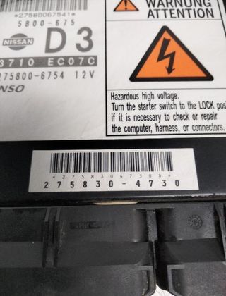 263018 2758304730 centralita nissan navara pick-up