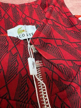 Chándal Lacoste Rojo Talla M Nuevo con etiquetas