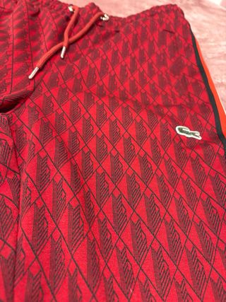Chándal Lacoste Rojo Talla M Nuevo con etiquetas