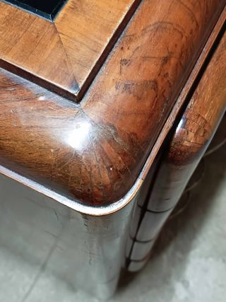 Cassettiera vintage anni '40 in palissandro