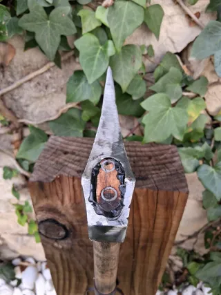 Hacha vikinga 1100grs una mano