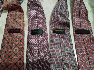 Lote 5 Corbatas Vintage Estilo Clásico