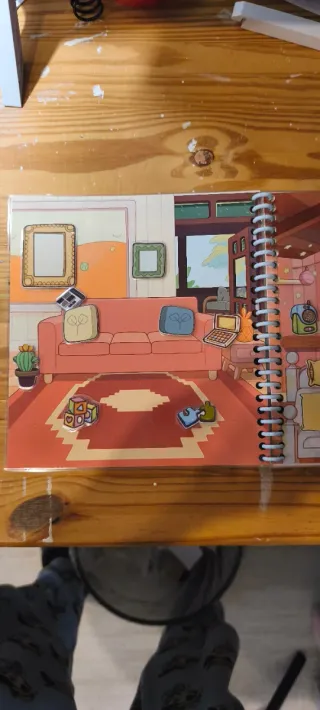 Libro interactivo la casita de Bluey