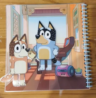 Libro interactivo la casita de Bluey