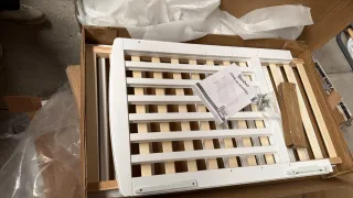 Cuna Asalvo 60x120cm Blanca NUEVA