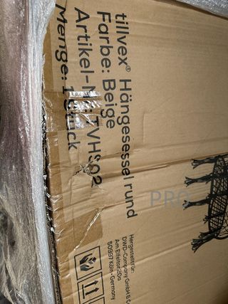 Silla colgante tillvex