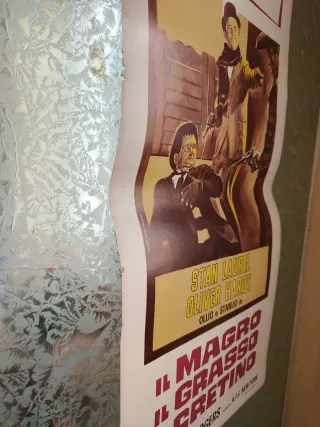 Locandina film Stanlio e Ollio anni 70