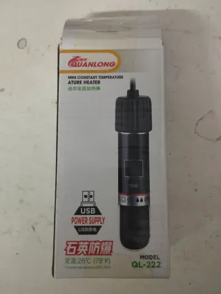 Mini riscaldatore per acquario 10w