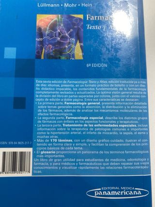 Farmacologa.Texto y Atlas 6a Ed (Spanish Edition)