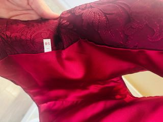 Chaleco niño fallero granate talla 16