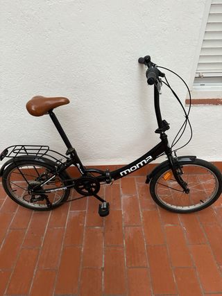 Bicicleta Plegable Moma Negra