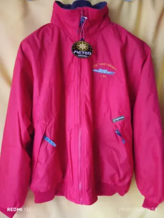 Chaquetón con gorro,de hombre, marinero.