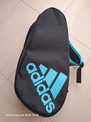 Paletero Adidas Negro y Azul