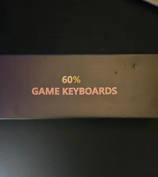 Tastiera meccanica rgb compatta 60% switch blu