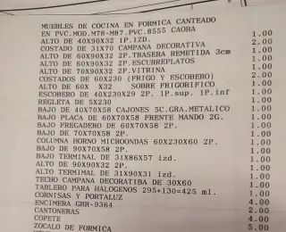 Cocina completa con electrodomésticos