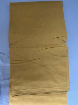 Sábana encimera cama 150 cm amarilla