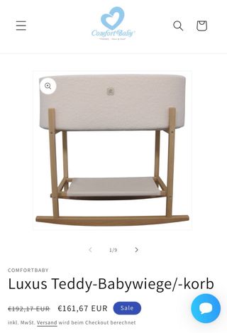 Moisés cuco balancín para bebé