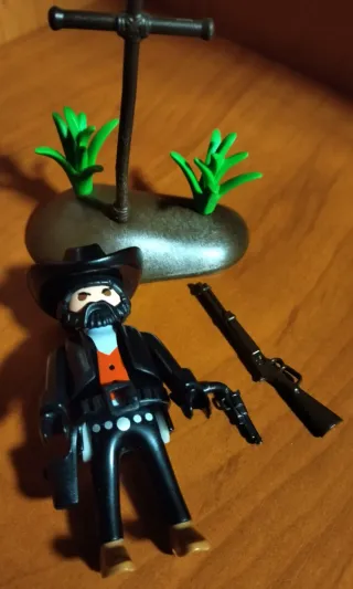 Playmobil Pistolero Siniestro Oeste