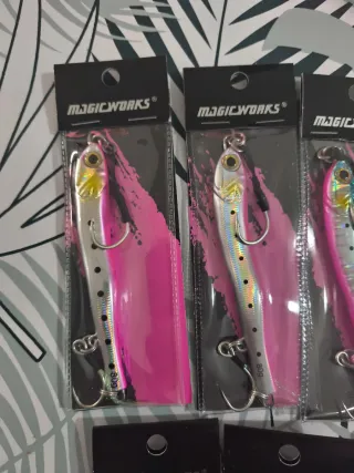 Lote 11 Jigs Señuelos Pesca 80gr.