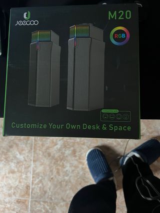 Altavoces Jeeco M20 RGB
