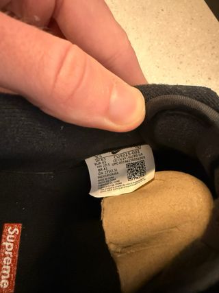 Nike Air Force 1 Supreme Negro