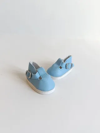 Scarpine azzurre per bambola Paola Reina