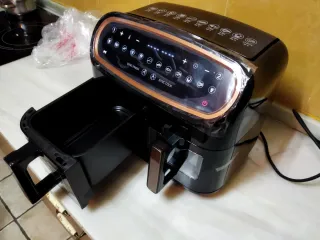 SIN ESTRENAR Freidora de Aire Duronic 10L + 2 cest